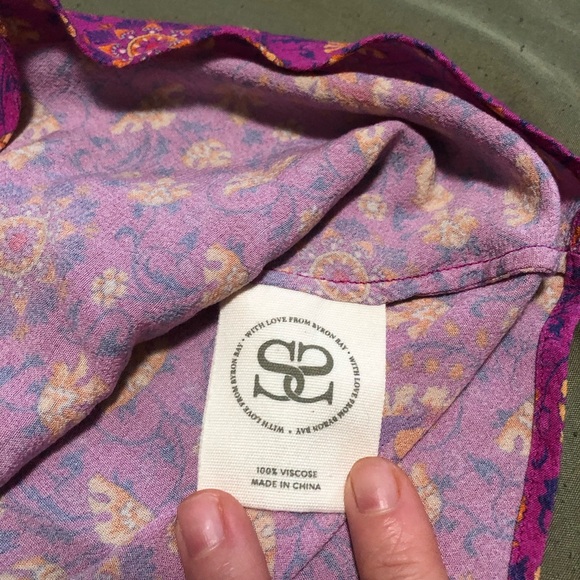 Spell Madam Peacock Mini Dress size L - Picture 6 of 10